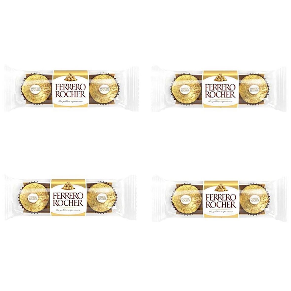 Ferrero Rocher T3 Fındıklı Çikolata 37,5 gr X 4 Adet