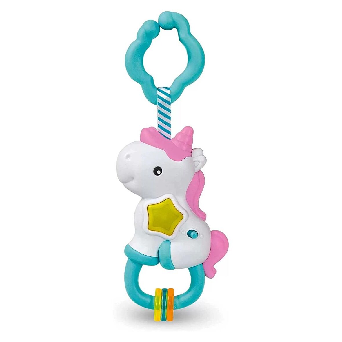 Baby Clementoni-Çıngırak Tek Boynuzlu At 22 cm Lisanslı Ürün