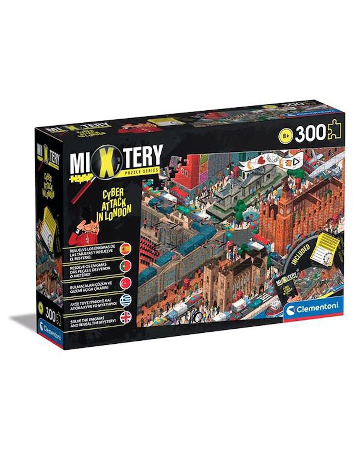 Clementoni Mixtery Puzzle Londra da Siber Saldırı 300 Parça 21717