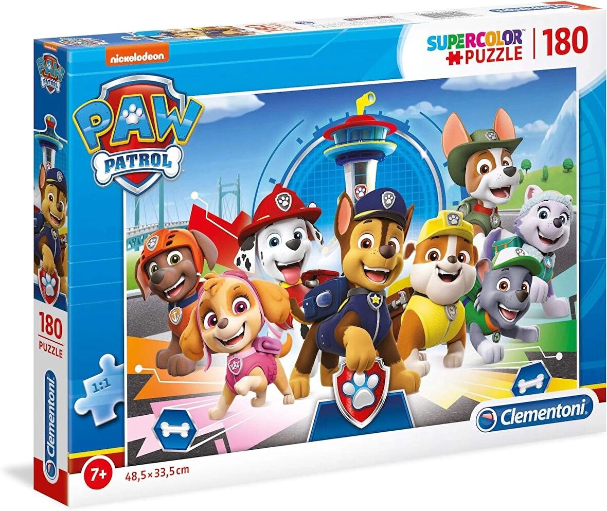 Clementoni 29105 Paw Patrol Supercolor 180 Parça Yapboz