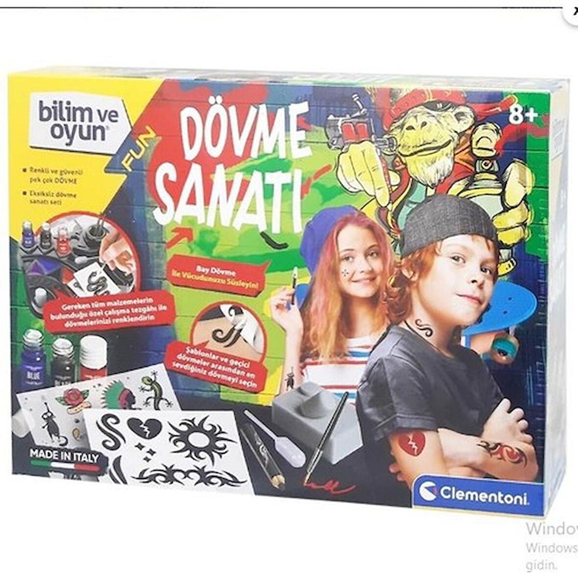 Clementoni Bilim ve Oyun Dövme Sanatı 64329