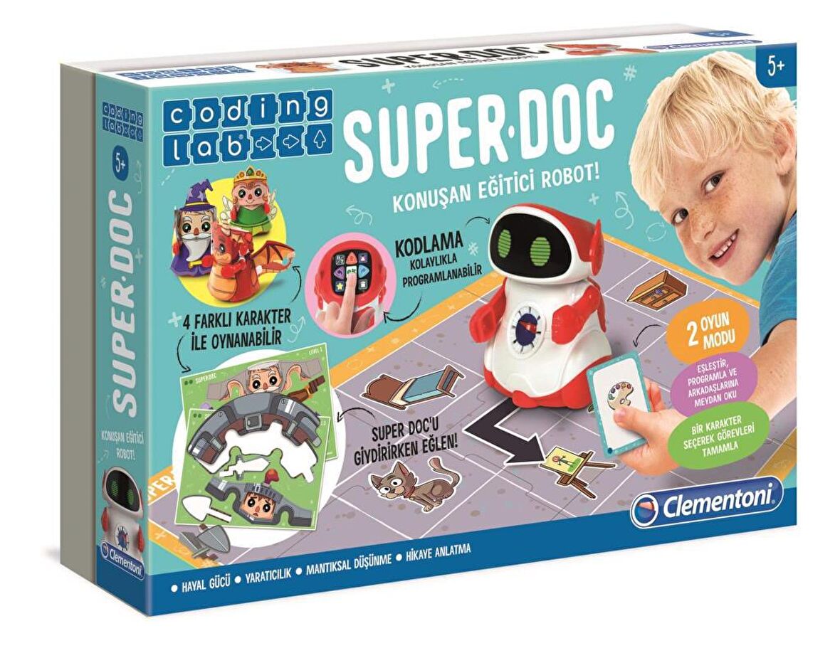 Clementoni Super DOC - Eğitici Konuşan Robot Lisanslı Ürün