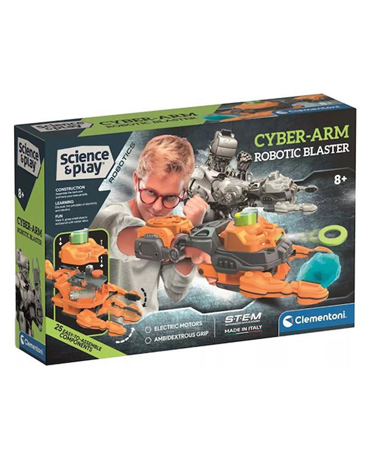 Clementoni Cyber Arm Robotik Eldiven Püskürtücü 75086