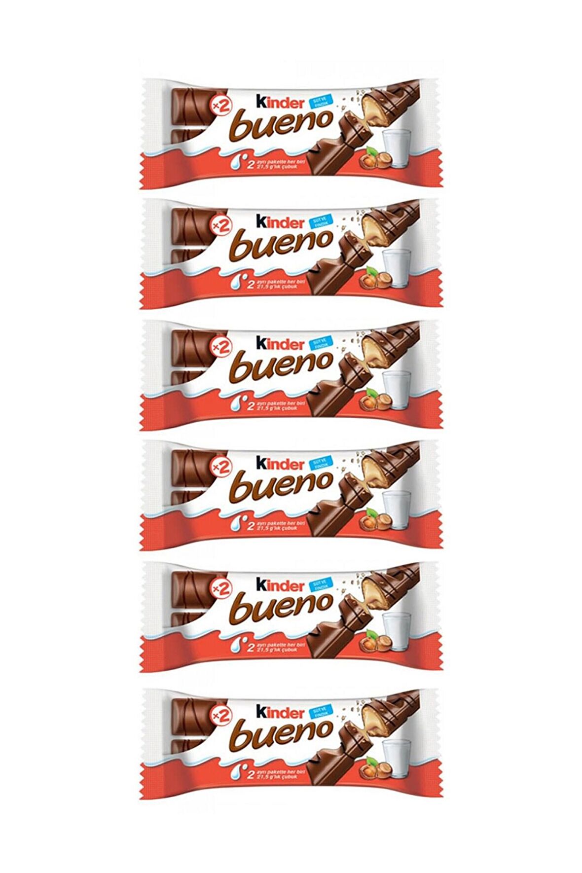 Kinder Bueno 43 Gr X 6 Adet