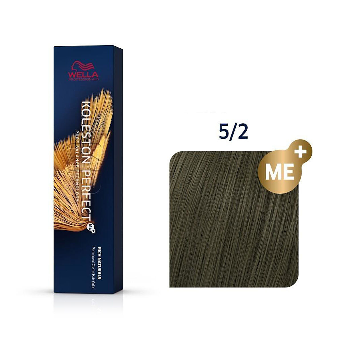 Wella Koleston Perfect Me+ Tüp Boya 60 ml 5/2 Açık Kahve Mat