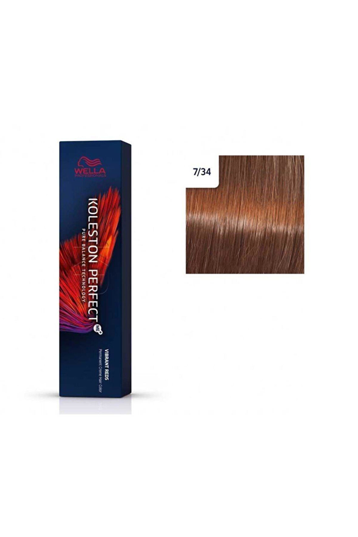 Wella Koleston Perfect Me+ Tüp Boya 60 ml 7/34 Orta Altın Bakır