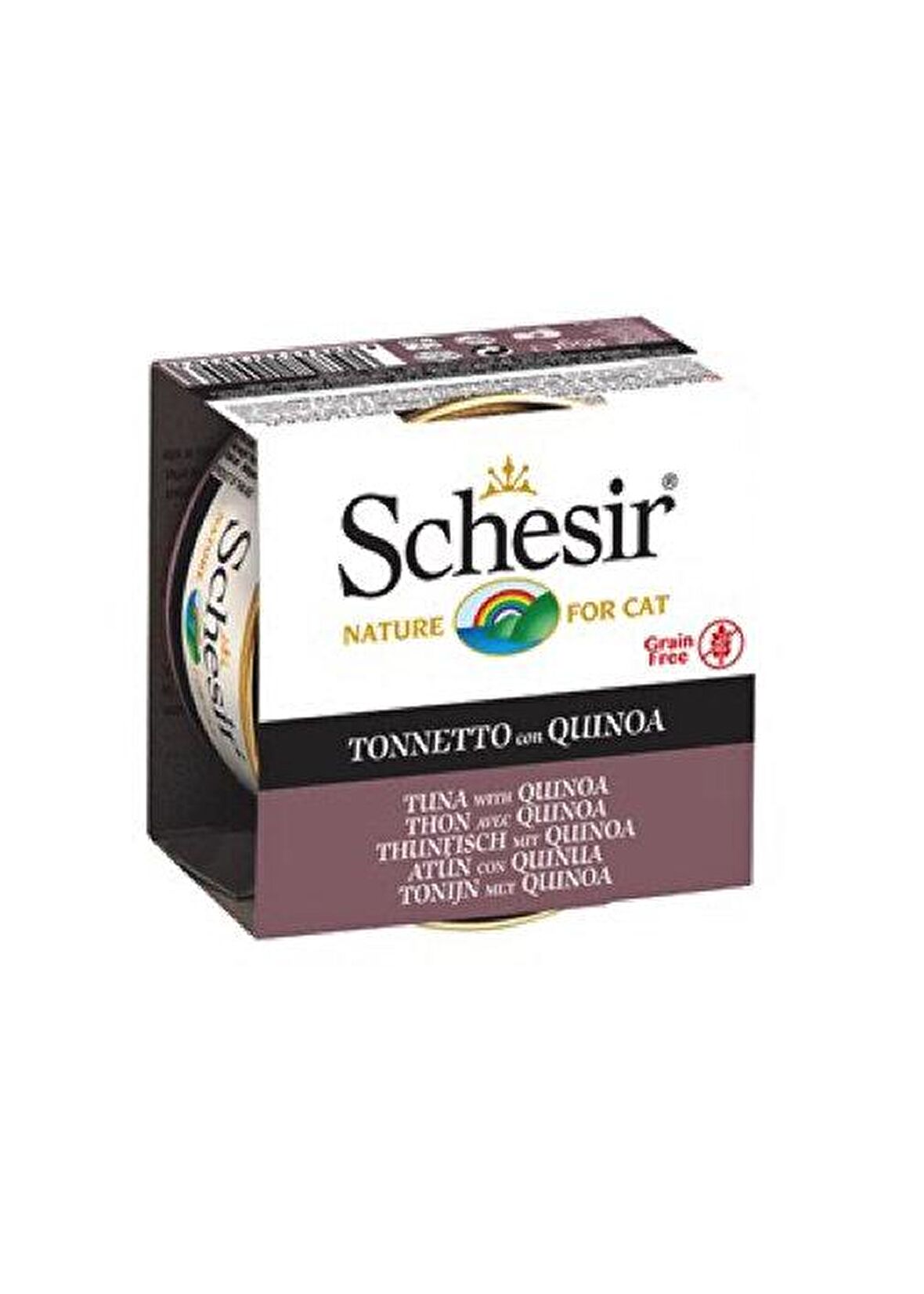 Schesir Jelly Tuna Balıklı ve Kinoa Tahılsız Kedi Konservesi 85 Gr