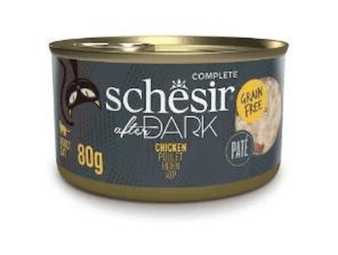 Schesir After Dark Ezme Tavuklu Yetişkin Kedi Konservesi 80 Gr