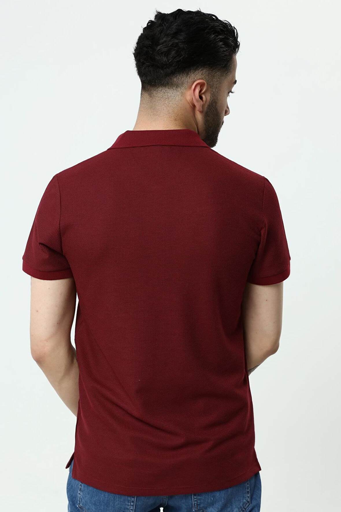 Guild 8005 Regular Fit Bordo T-Shirt