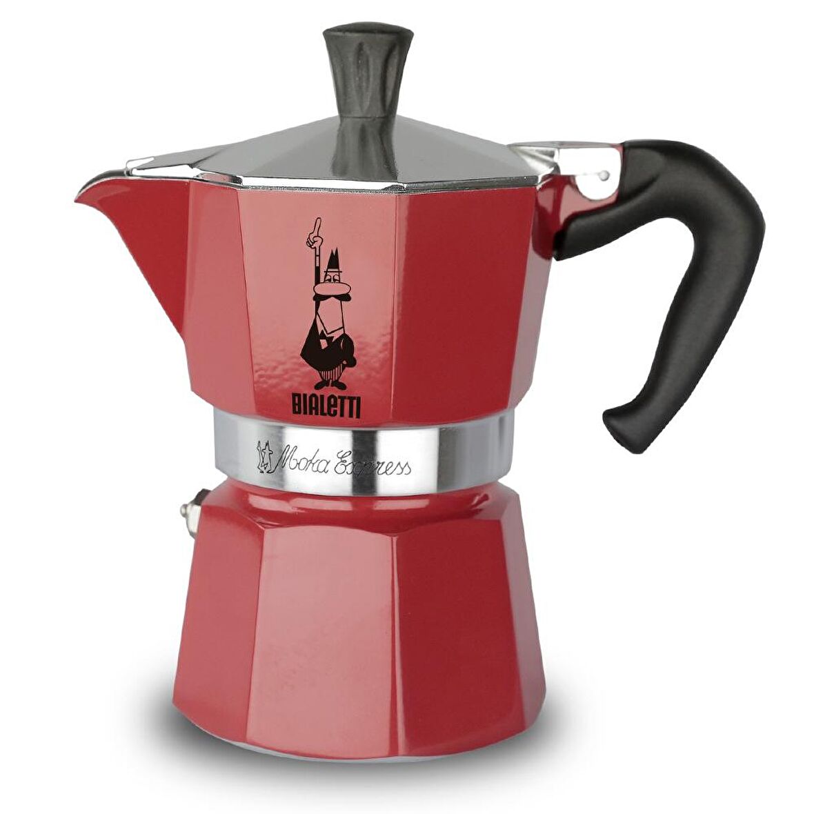 Bialetti Moka Pot Express 0004942 Solo Kırmızı Espresso Makinesi