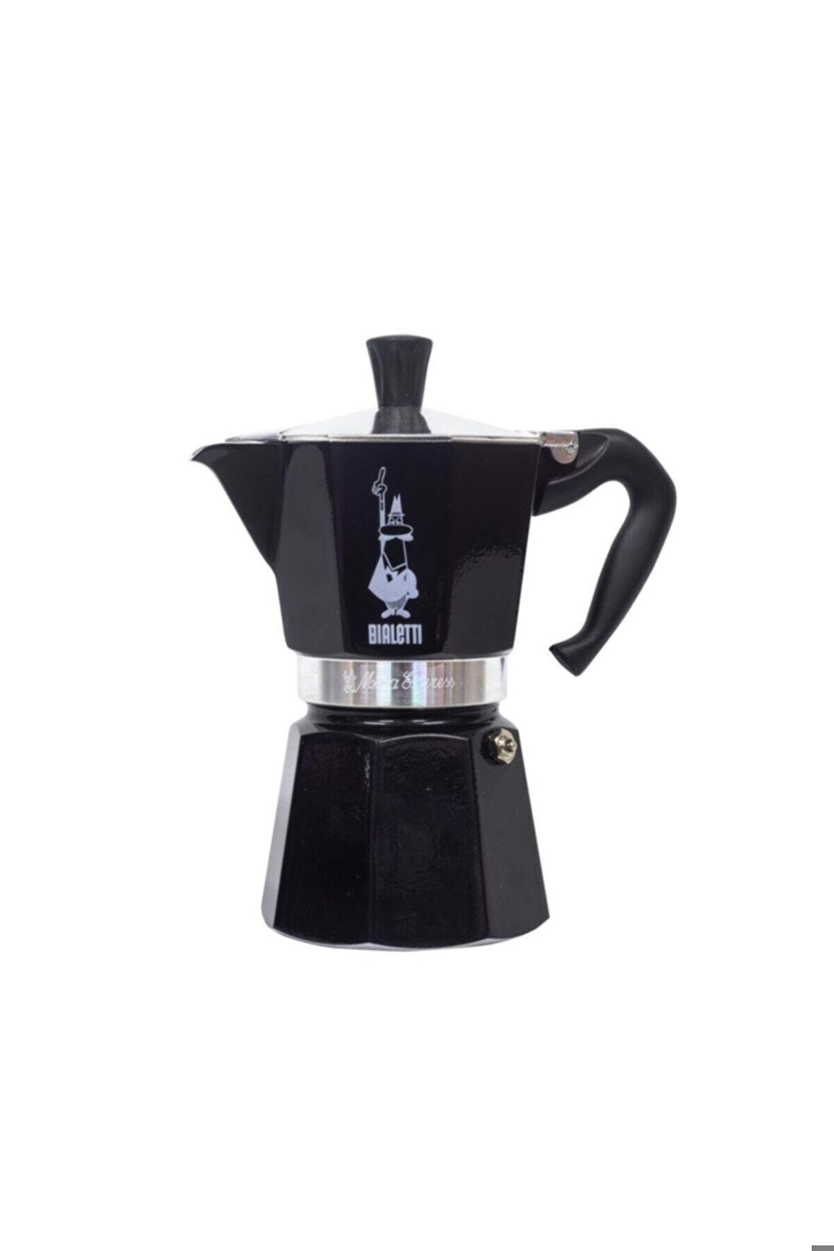 Moka Espress Siyah 6 Cups