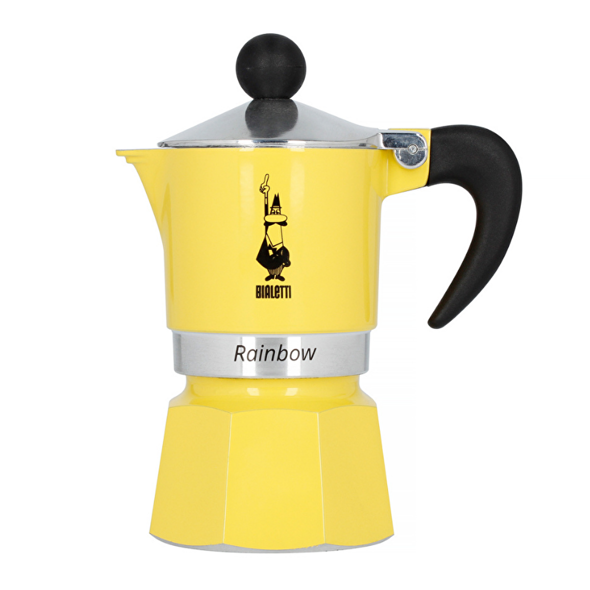 Bialetti Rainbow Sarı Mokapot 6 Cup