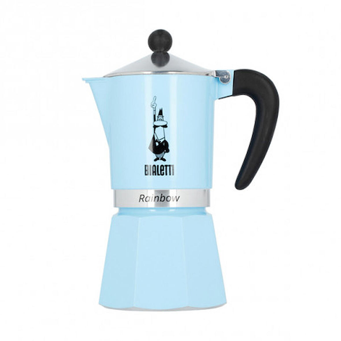 BIALETTI RAINBOW 6 FİNCAN MAVİ MOKA POT