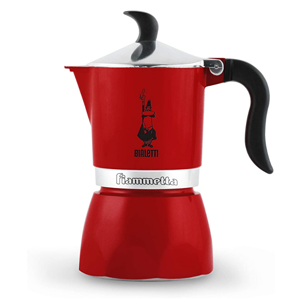 Bialetti Fiammetta Kırmızı Mokapot 3 Cup