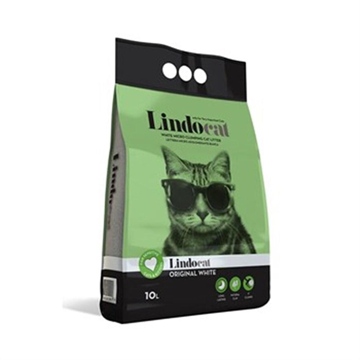 Lindo Cat Original White Kedi Kumu ( Kokusuz ) İnce Taneli 10 Lt