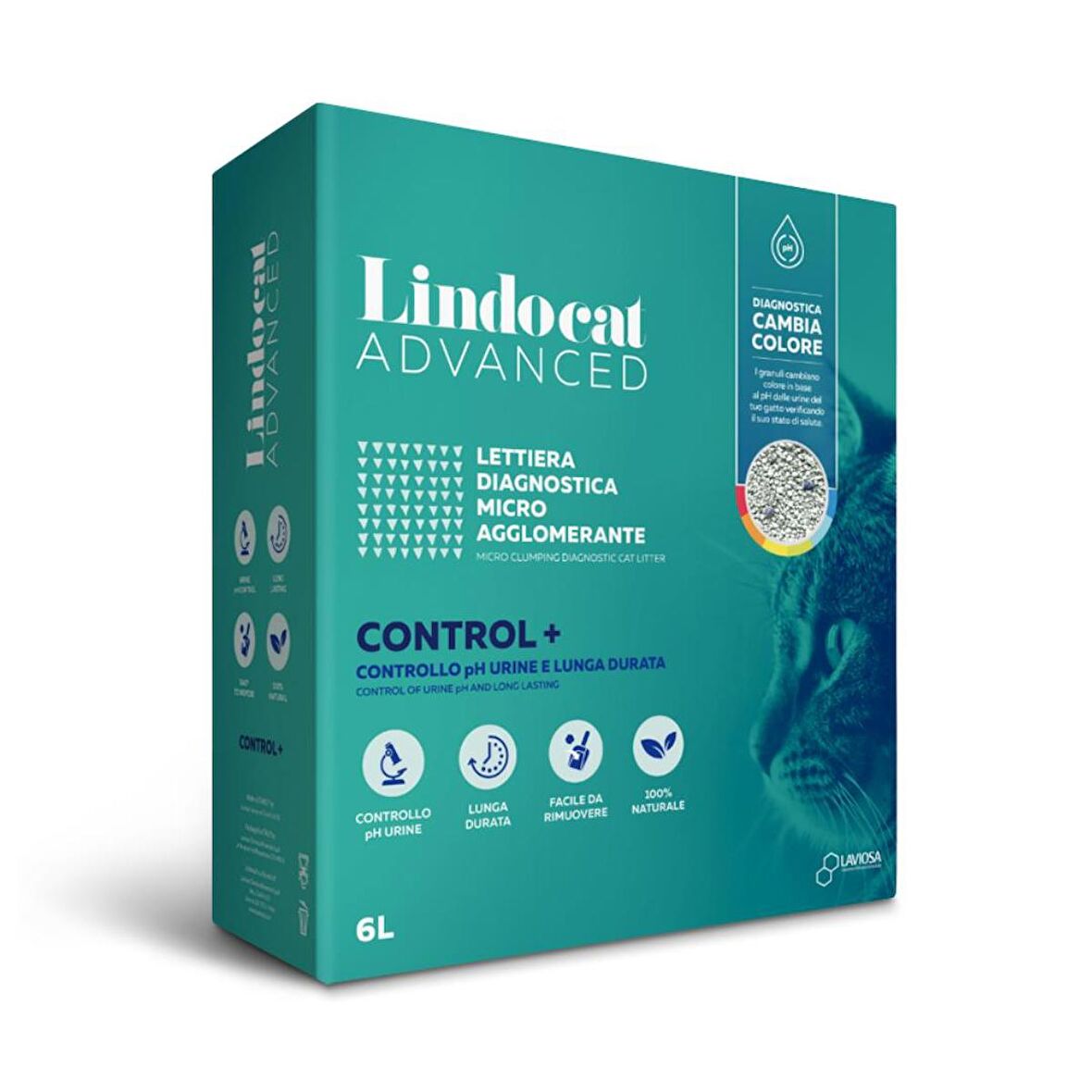 Lindocat Advanced Control + Teşhis Eden Kedi Kumu 6 L