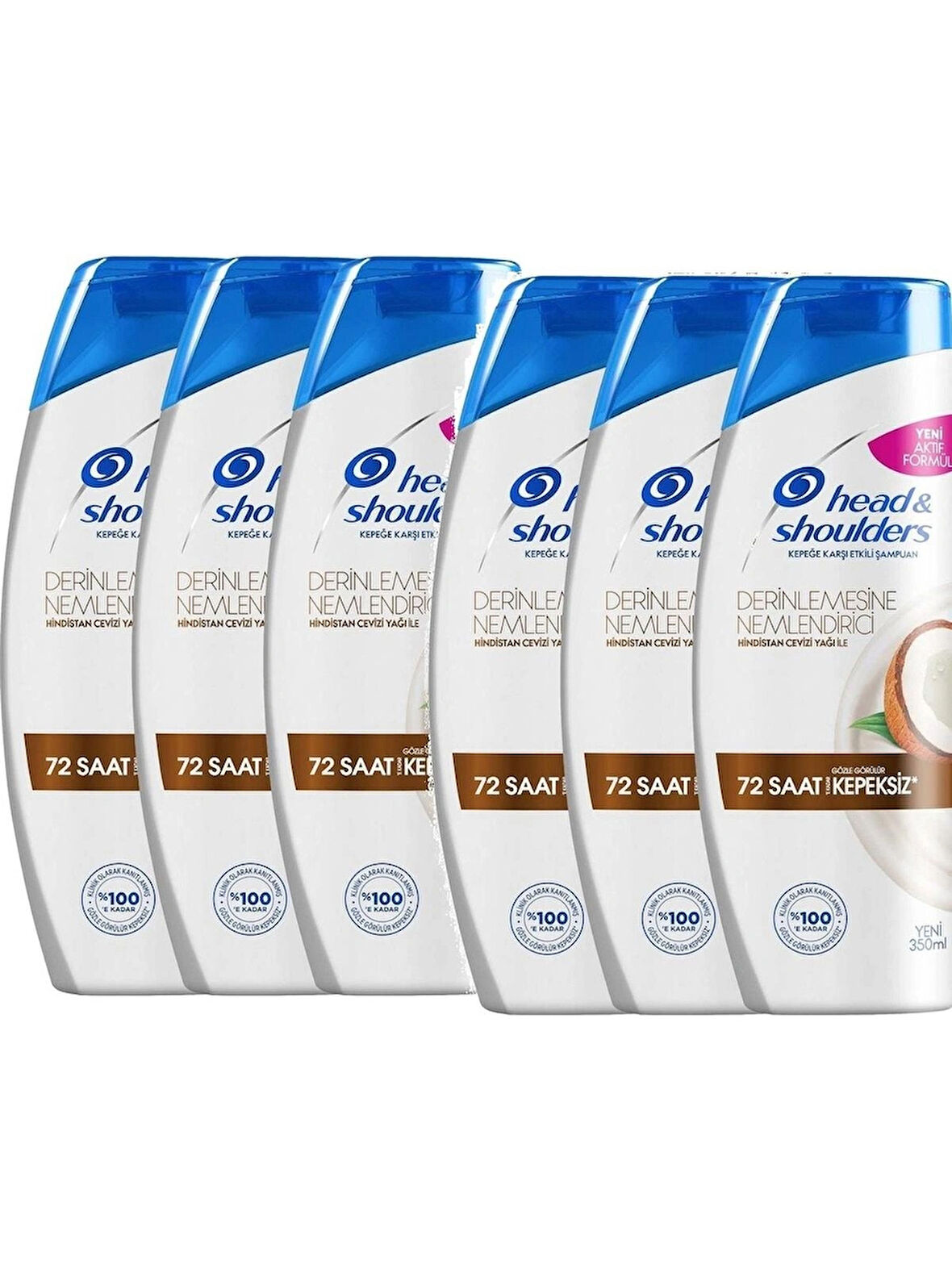 head&shoulders derinlemesine nemlendirici (hindistan cevizi) 350 ml x6 adet