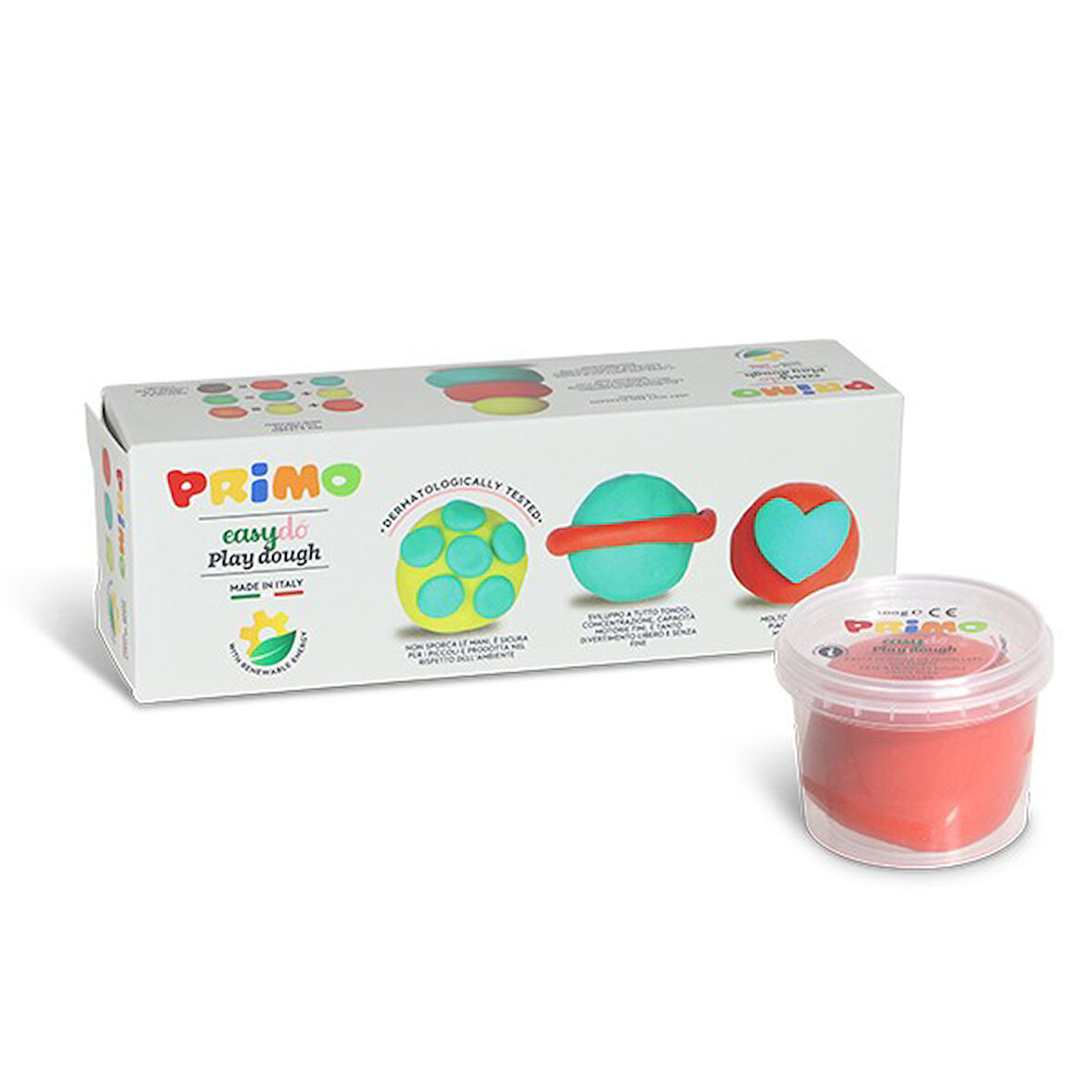 Primo Yumuşak Oyun Hamuru 3 Renk (3x100gr)