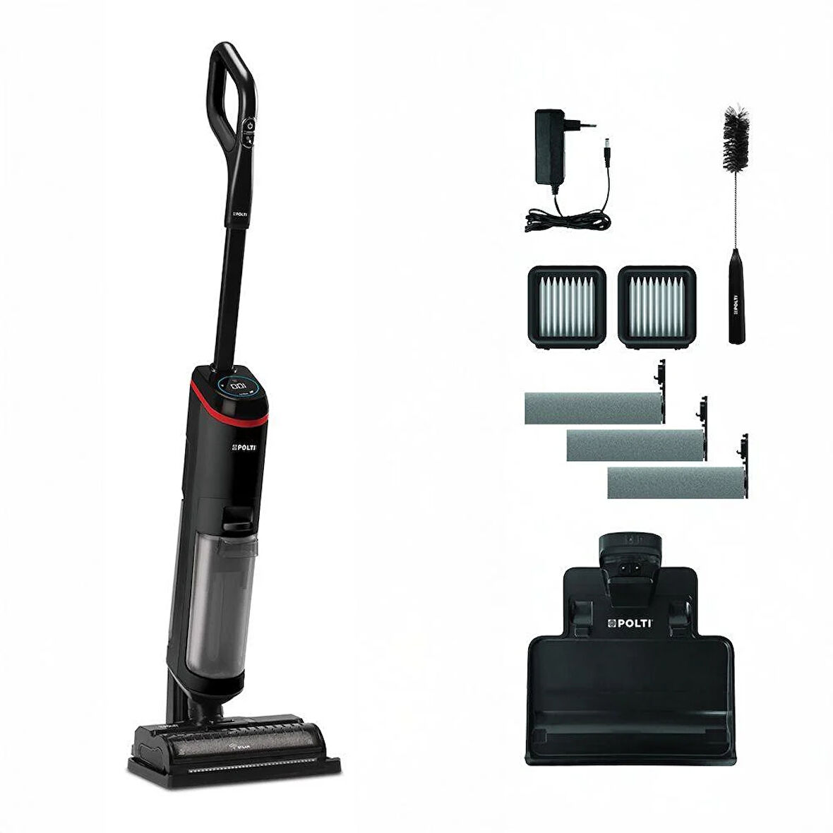 RollySteam WD40C Kablosuz Buharlı Islak Kuru Süpürge