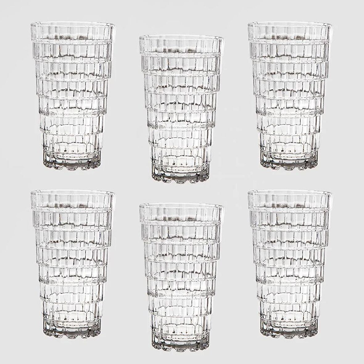 Jumbo RCR Stack 6'lı Meşrubat Bardağı