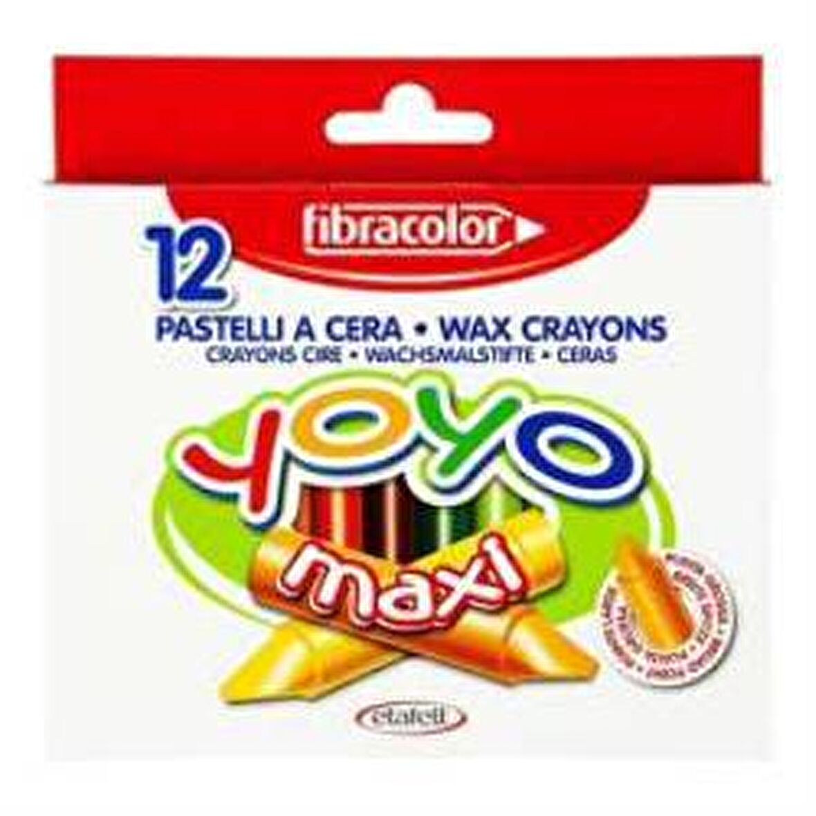 Fibracolor Yoyo Maxi Pastel Boya 12li