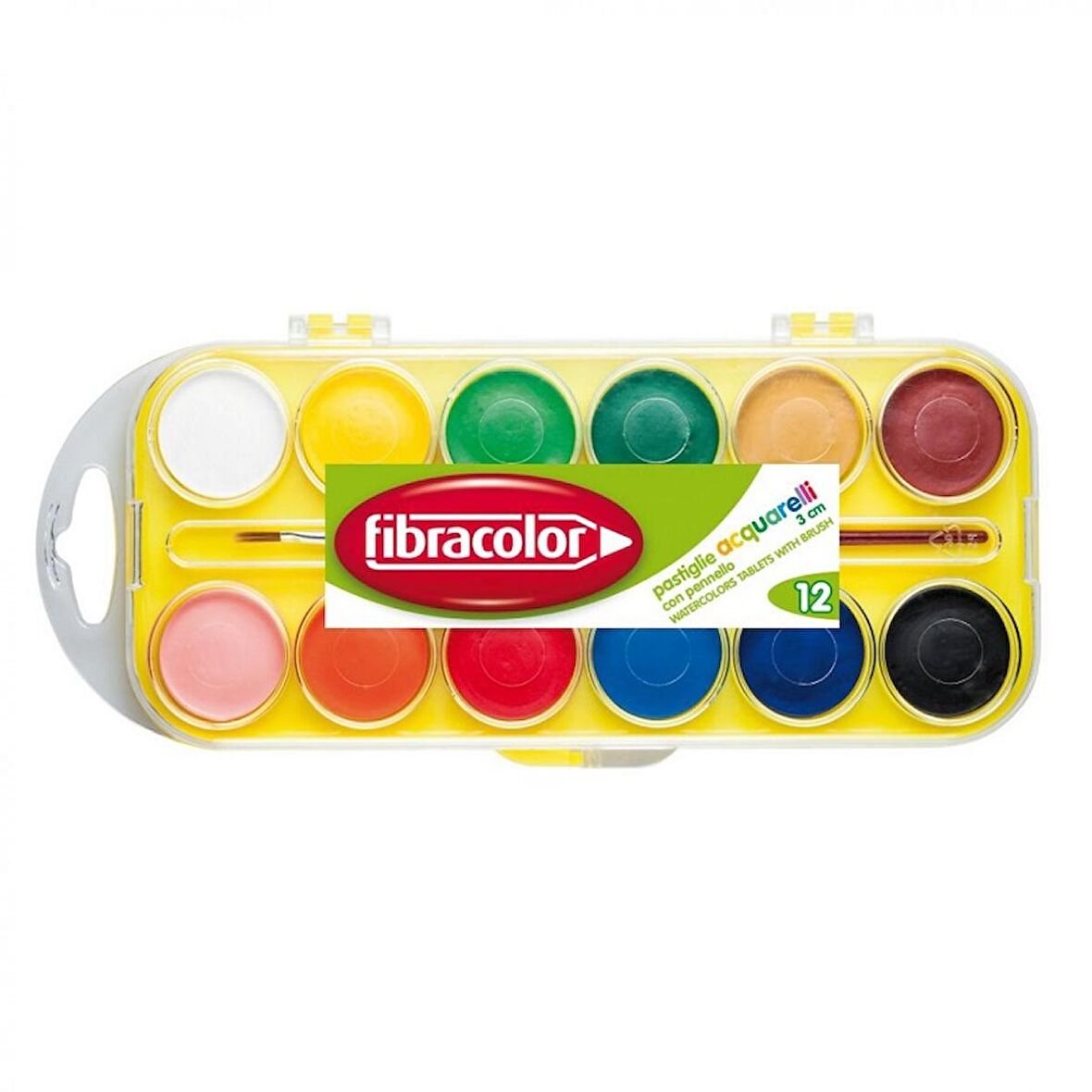 Fibracolor 12 Renk Suluboya 
