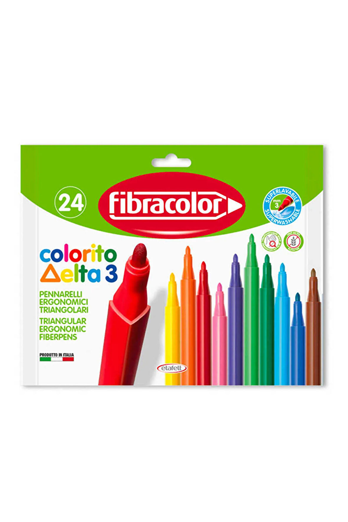 Colorito Delta Keçeli Kalem 24 Renk