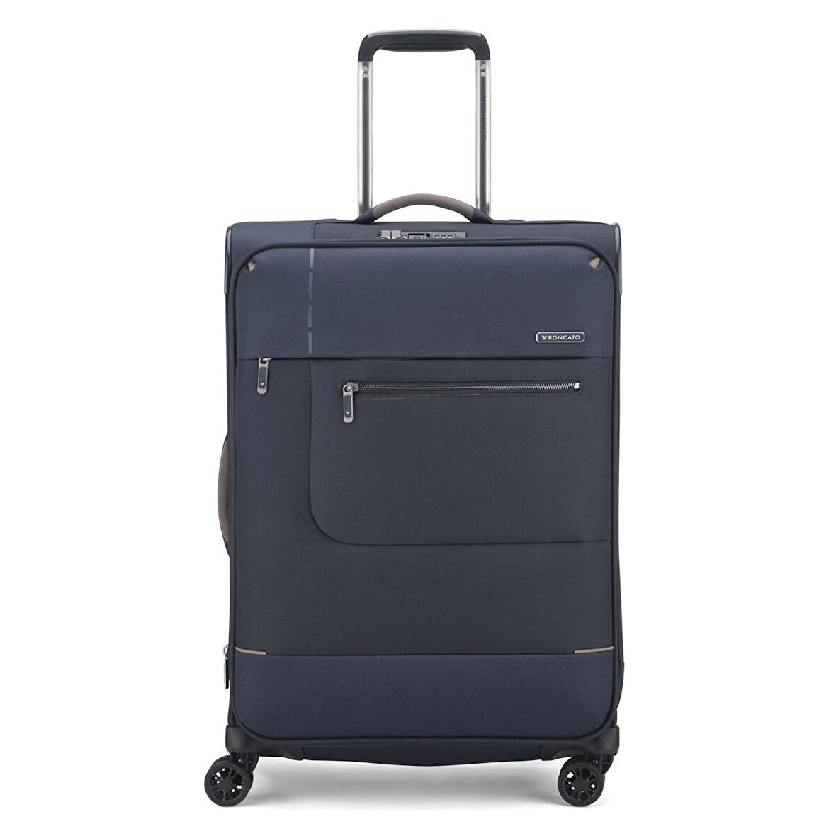 Tanımsız  Unisex Valiz 41527223 Roncato Trolley Medıo 4R Exp. 63 Cm Sıdetrack Blu Notte