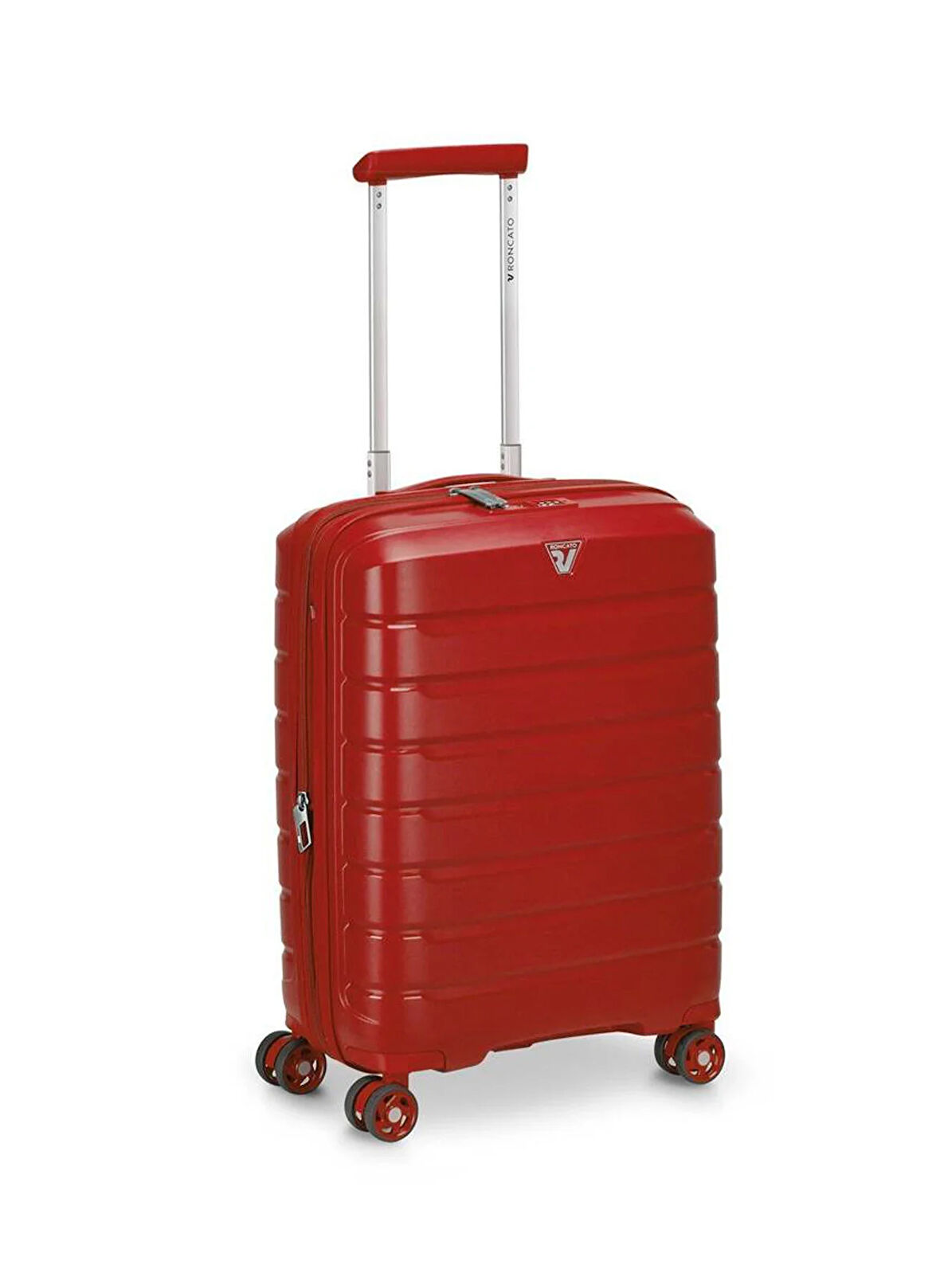 Roncato Kırmızı Çekçekli Sert Valiz 41818309BFlying CarryOn Spinner55Cm