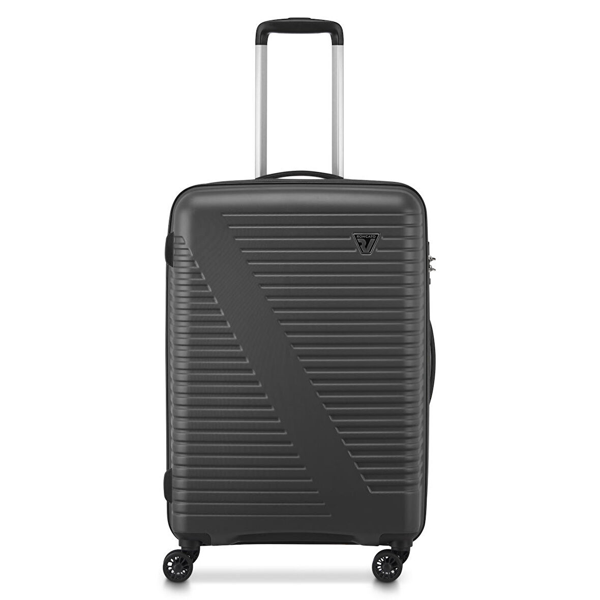 Tanımsız  Unisex Valiz 41304201 Roncato Sunlite Trolley Medıo 4R Nero