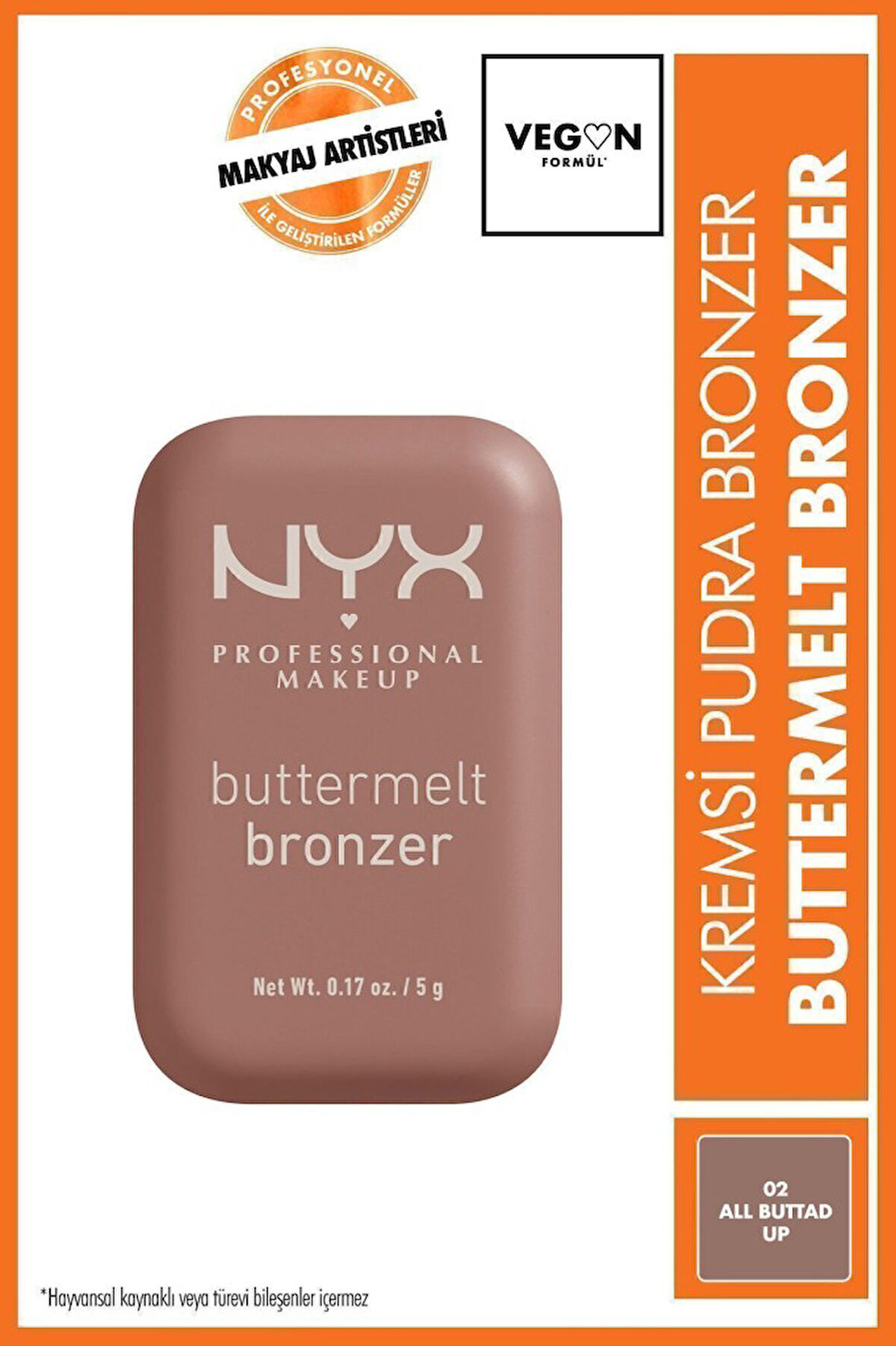 NYX Professional Makeup Buttermelt Bronzer - 02 All Buttad Up