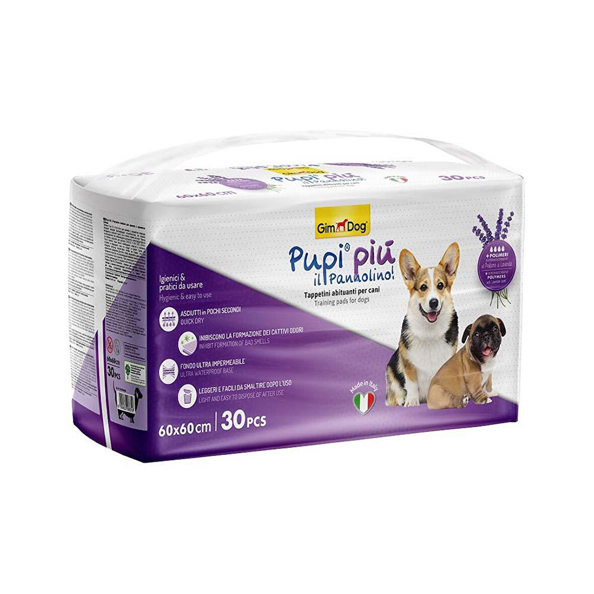 GimDog Pupi Piu Lavanta Kokulu Köpek Çiş Pedi 30'lu - 60x60cm