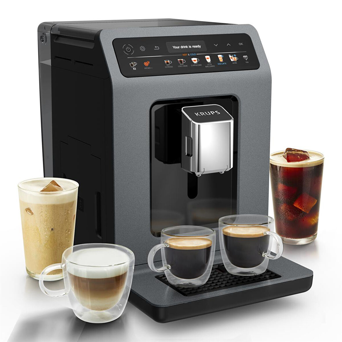 KRUPS Evidence Hot & Cold EA89 Tam Otomatik Kahve Makinesi