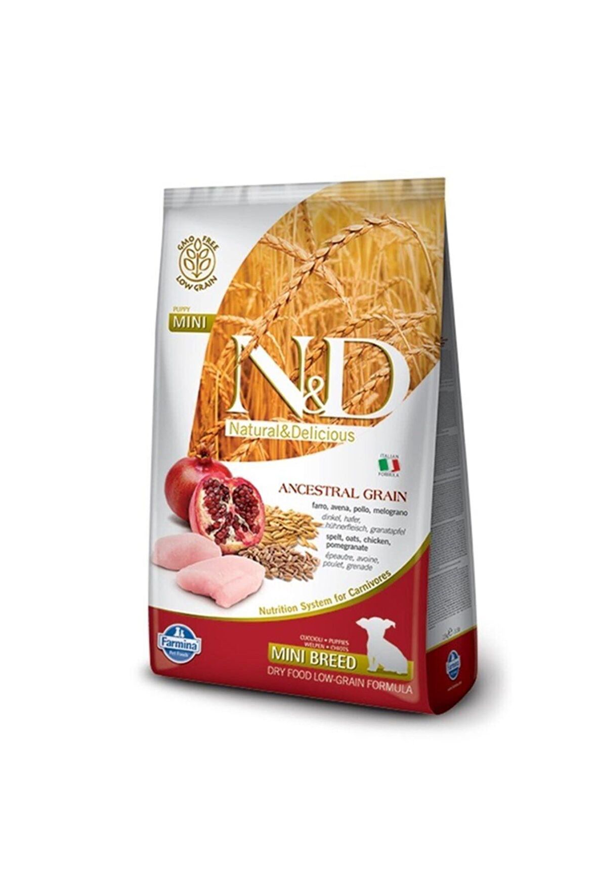 N&D Puppy Tahıllı-Narlı-Tavuklu Yavru Kuru Köpek Maması 2.5 kg