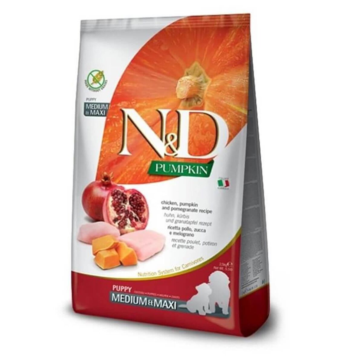N&D Tavuklu Orta - Büyük Irk Yavru Kuru Köpek Maması 2.5 kg