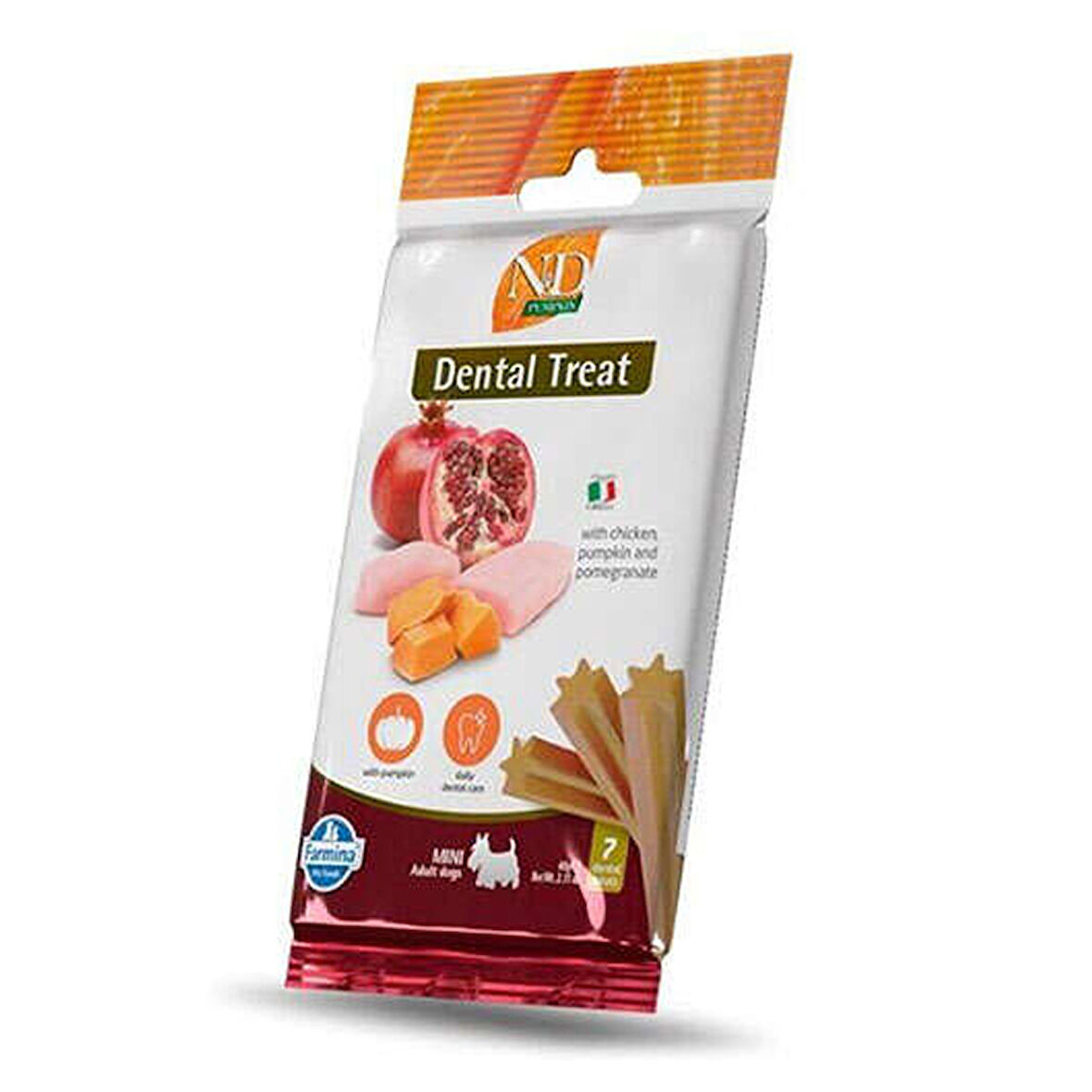 N&D Pumpkin Mini Dental Tavuklu Köpek Ödülü 60 Gr