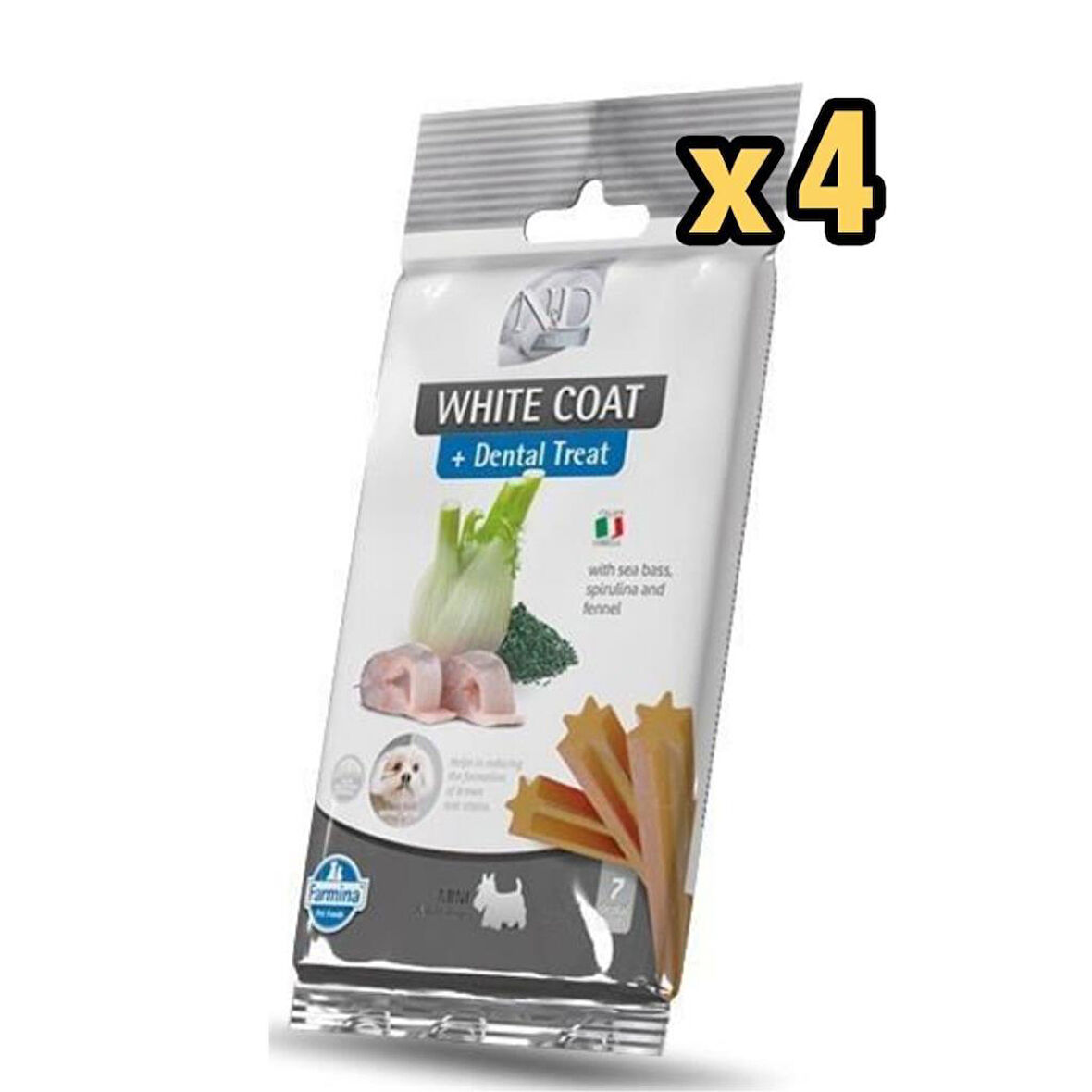 ND Dental Treat White Coat Mini Köpek Ödülü 60 Gr x 4 Adet