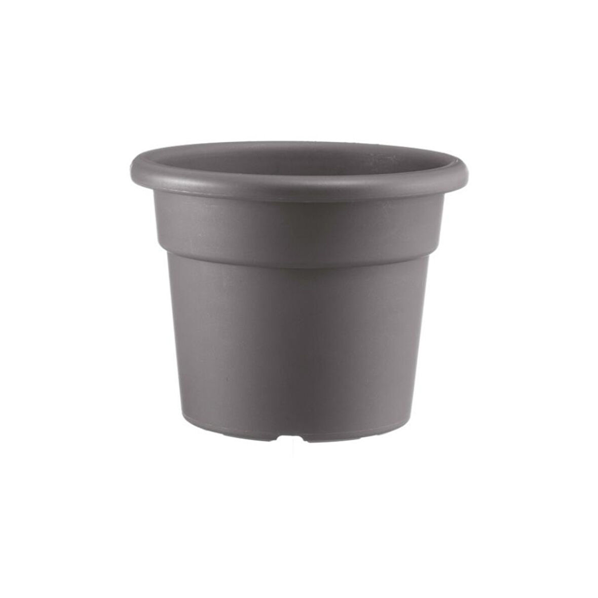 Clındro Boz Kahve Plastik Saksı 30*23cm