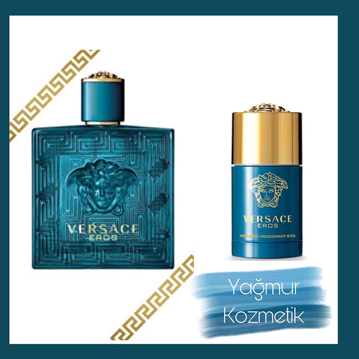 Versace Eros Edt 200ml.Vp & Versace Eros Deodorant Stick 75 ml