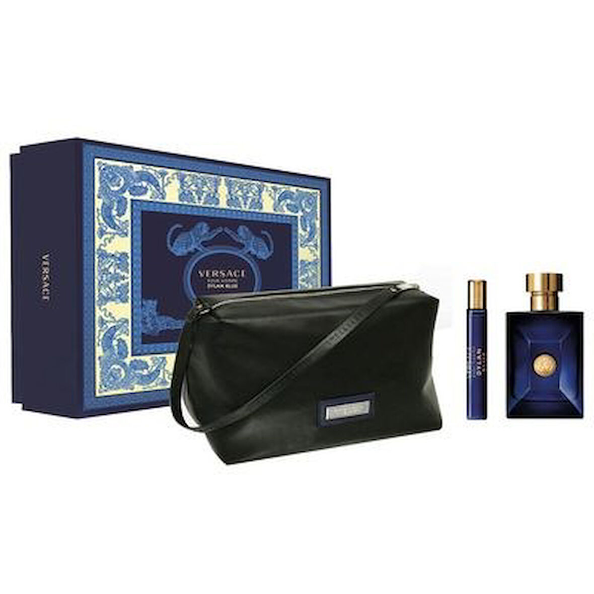 Versace Pour Homme Dylan Blue -EDT 100 ml -EDT 10 ml -el çantası