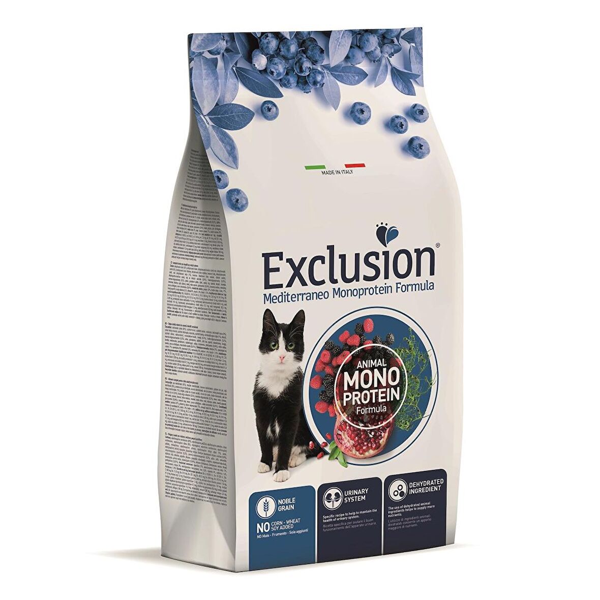 Exclusion Monoprotein Ton Balıklı ve Narlı Düşük Tahıllı Kısırlaştırılmış Kedi Maması 12 Kg