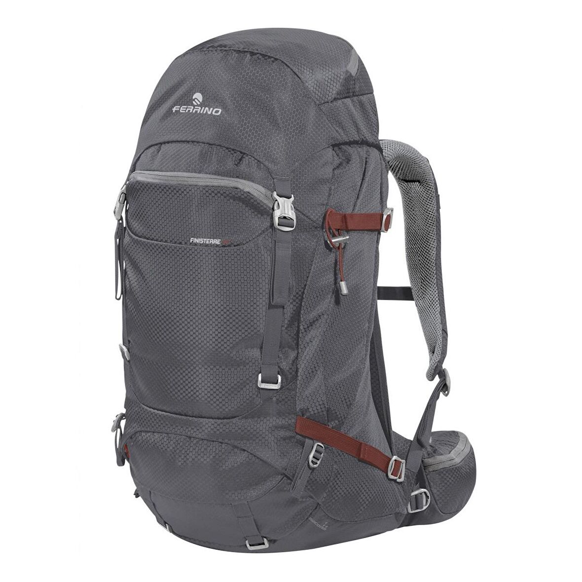 Ferrino Finisterre 48 lt Su Geçirmez Outdoor Sırt Çantası Gri