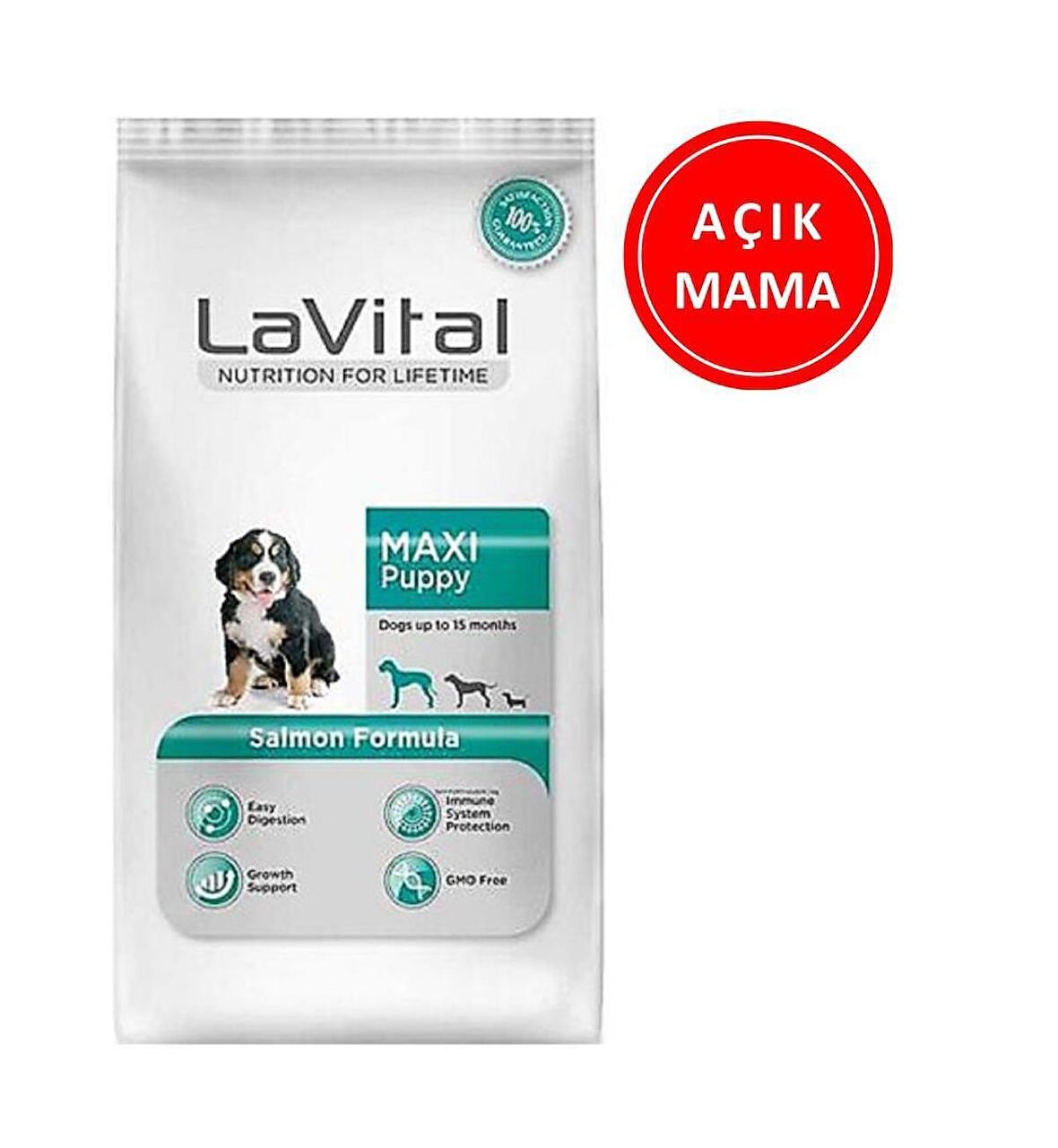 Lavital Puppy Somonlu Yavru Köpek Maması  1 Kg AÇIK