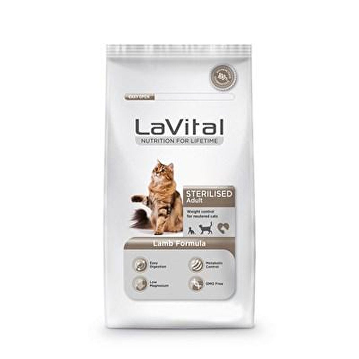 LaVital Cat Adult Sterilised Lamb 12 kg Kuzu Etli Kısırlaştırılmış Yetişkin Kedi Maması