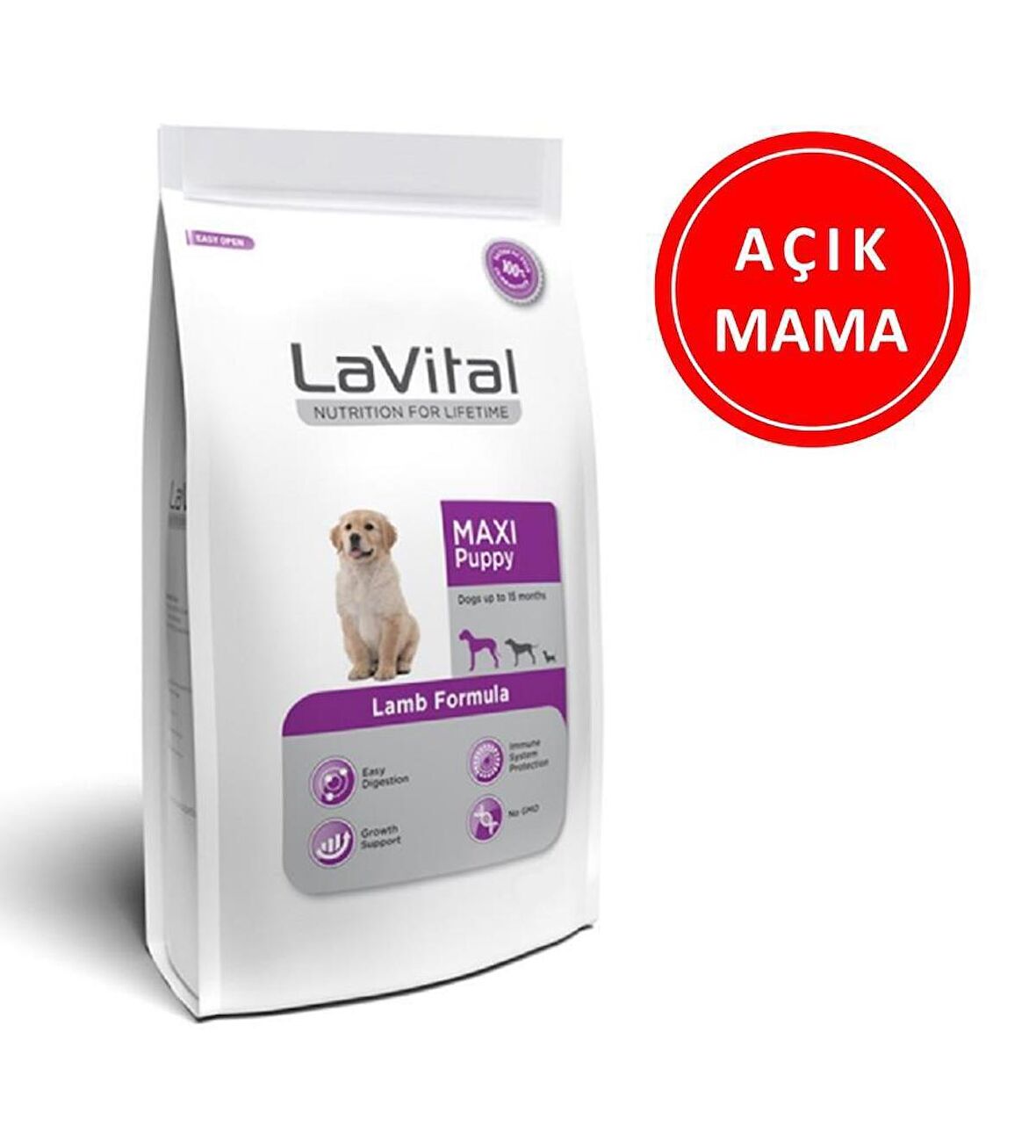 Lavital Puppy Lamb Kuzu Etli Yavru Köpek Maması 1 Kg AÇIK