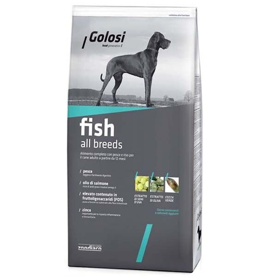 Golosi Balıklı Yetişkin Köpek Maması 3 Kg