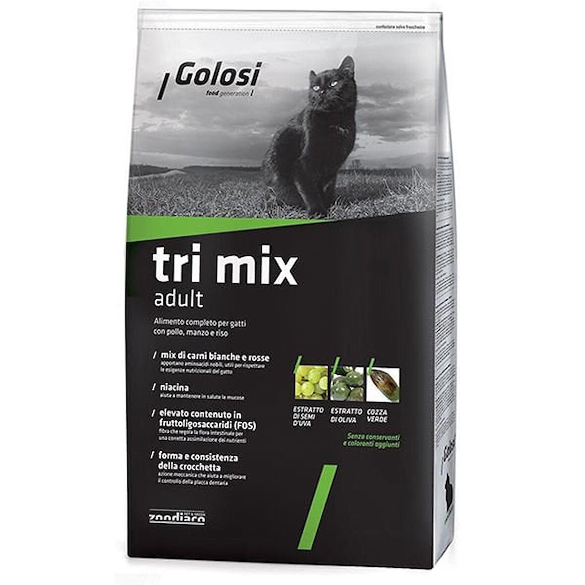 Golosi Tri Mix Karışık Yetişkin Kedi Maması 1.5 Kg