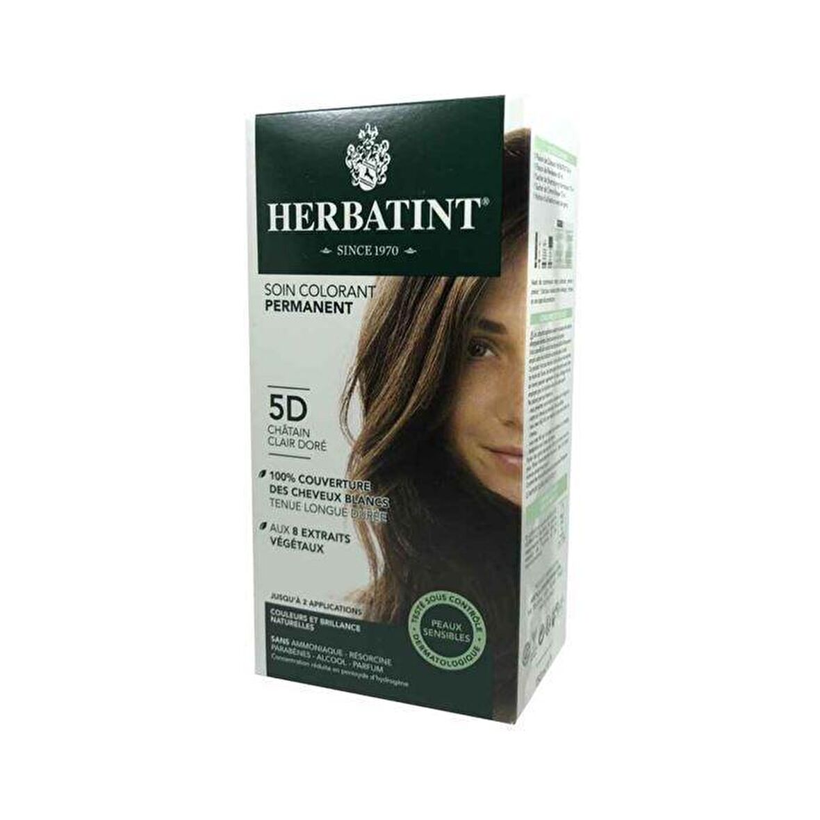 HERBATINT 5D Light Golden Chestnut (Açık Altın Kahve) 150 ml Bitkisel Saç Boyası