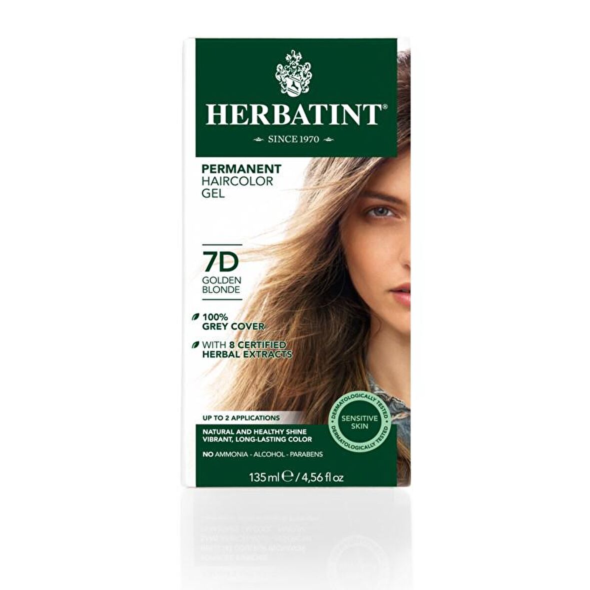 HERBATINT 7D Golden Blonde (Altın Sarı) 150 ml Bitkisel Saç Boyası