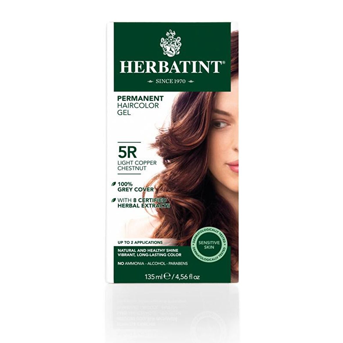 HERBATINT 5R Light Copper Chestnut (Açık Bakır Kahve) 150 ml Bitkisel Saç Boyası
